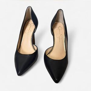 Jessica Simpson Prizma Leather d'Orsay Pumps